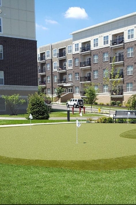 Residential Putting Green Artificial Grass Installation