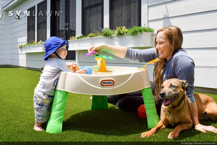 SYNLawn Berlin DE pets artificial grass safe for family dogs and kids